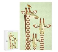 Jigsaw Puzzles 1000 PCS for Adults Giraffe Family Teenagers Puzzles Hands-on Game Precision Cutting Help The Brain Exercise 1000 PCS