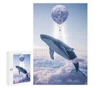 Jigsaw Puzzles 1000 PCS for Adults Hot Air Balloon Whale Puzzles for Adults Fun Games Staycation Kill Time for Birthday, Chrismas 1000 PCS