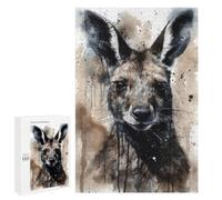 Jigsaw Puzzles 1000 PCS for Adults Kangaroo Australian Icon Teenagers Puzzles Toy Wall Decor Perfect Decoration Challenging To Complete 1000 PCS