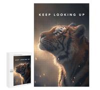 Jigsaw Puzzles 1000 PCS for Adults Keep Looking Up Motivation Teenagers Puzzles Toy Wall Decor Perfect Decoration Challenging To Complete 1000 PCS