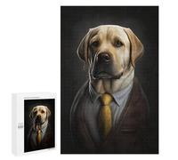 Jigsaw Puzzles 1000 PCS for Adults Labrador in A Mens Suit Puzzle for Adults Anti-Stress Toys Enhance Memory Great Gift for Gaming 1000 PCS