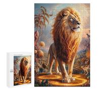 Jigsaw Puzzles 1000 PCS for Adults Luminous Lion Puzzles for Adults Fun Games Staycation Kill Time for Birthday, Chrismas 1000 PCS