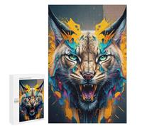 Jigsaw Puzzles 1000 PCS for Adults LYNX Panorama Set Middle Teenagers Puzzles Toy Wall Decor Perfect Decoration Challenging To Complete 1000 PCS