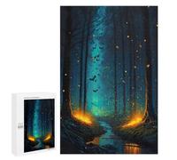 Jigsaw Puzzles 1000 PCS for Adults Magical Fairy Forest At Ni Teenagers Puzzles Toy Wall Decor Perfect Decoration Challenging To Complete 1000 PCS