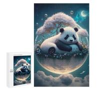 Jigsaw Puzzles 1000 PCS for Adults Majestic Panda Bear Adult Jigsaw Puzzle Toy Wall Decor Analysis And Logic Challenging To Complete 1000 PCS