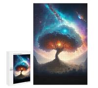 Jigsaw Puzzles 1000 PCS for Adults Mystical Space Tree Puzzles for Adults Fun Games Staycation Kill Time for Birthday, Chrismas 1000 PCS