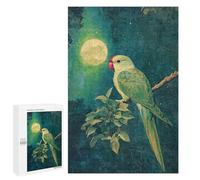 Jigsaw Puzzles 1000 PCS for Adults Parrot Under Moonlight Teenagers Puzzles Toy Wall Decor Perfect Decoration Challenging To Complete 1000 PCS