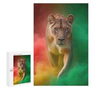Jigsaw Puzzles 1000 PCS for Adults Rasta Lioness Puzzles for Adults Fun Games Staycation Kill Time for Birthday, Chrismas 1000 PCS
