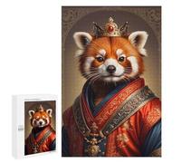 Jigsaw Puzzles 1000 PCS for Adults Red Panda King Teenagers Puzzles Toy Wall Decor Perfect Decoration Challenging To Complete 1000 PCS