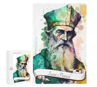 Jigsaw Puzzles 1000 PCS for Adults Saint Patrick Christian Adult Jigsaw Puzzle Toy Wall Decor Analysis And Logic Challenging To Complete 1000 PCS
