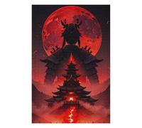 Jigsaw Puzzles 1000 PCS for Adults Samurai Burning Castle Jigsaws for Adults Brain Teaser Game Birthday Present Gifts for Friends And Family 1000 PCS