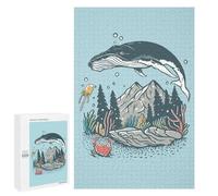 Jigsaw Puzzles 1000 PCS for Adults Save The Ocean Teenagers Puzzles Hands-on Game Precision Cutting Help The Brain Exercise 1000 PCS