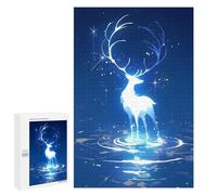 Jigsaw Puzzles 1000 PCS for Adults Spirit Deer Puzzles for Adults Fun Games Staycation Kill Time for Birthday, Chrismas 1000 PCS
