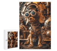 Jigsaw Puzzles 1000 PCS for Adults Steampunk Dog Cocker Teenagers Puzzles Toy Wall Decor Perfect Decoration Challenging To Complete 1000 PCS