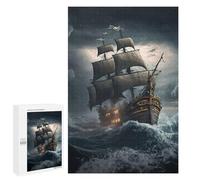 Jigsaw Puzzles 1000 PCS for Adults Stormy Sailing Adventure -1 Adult Jigsaw Puzzle Toy Wall Decor Analysis And Logic Challenging To Complete 1000 PCS