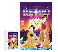 Jigsaw Puzzles 1000 PCS for Adults Synthwave Ukiyoe 1 Adult Jigsaw Puzzle Toy Wall Decor Analysis And Logic Challenging To Complete 1000 PCS