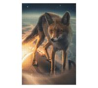 Jigsaw Puzzles 1000 PCS for Adults The Fox on The Rocket Adult Jigsaw Toy Wall Decor Difficult Challenge Great Gift for Gaming 1000 PCS