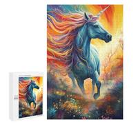 Jigsaw Puzzles 1000 PCS for Adults Unicorn Horse Fantasy Teenagers Puzzles Hands-on Game Precision Cutting Help The Brain Exercise 1000 PCS