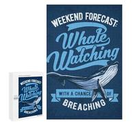 Jigsaw Puzzles 1000 PCS for Adults Whale Watching Tours Puzzles for Adults Fun Games Staycation Kill Time for Birthday, Chrismas 1000 PCS