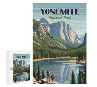 Jigsaw Puzzles 1000 PCS for Adults Yosemite National Park Teenagers Puzzles Hands-on Game Precision Cutting Help The Brain Exercise 1000 PCS