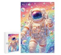 Jigsaw Puzzles 1000 PCS for Teenagers Cosmic Bubble Blast Astronaut Jigsaw Puzzles for Adults Enhance Memory Parent-child Interaction Toy Intellectual Game 1000 PCS