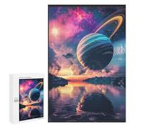 Jigsaw Puzzles 1000 PCS for Teenagers Fantasy Galaxy Reflections -3 Puzzles for Teenagers But Fun And Humorous Educational Challenge Toy Intellectual Game 1000 PCS