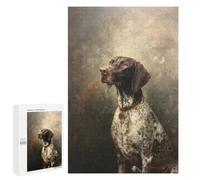 Jigsaw Puzzles 1000 PCS for Teenagers German Shorthaired Pointer Painting-1 Jigsaw Puzzles for Adults Enhance Memory Parent-child Interaction Toy Intellectual Game 1000 PCS