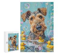 Jigsaw Puzzles 1000 PCS for Teenagerss A Airedale Terrier Dog Jigsaws for Adults Relax Games Precision Cutting Deal As Gifts for The Whole Family 1000 PCS