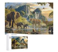 Jigsaw Puzzles 1000 PCS for Teenagerss Amazon Rainforest Wildlife Jigsaws for Adults Hands-on Game But Fun And Humorous Deal As Gifts for The Whole Family 1000 PCS