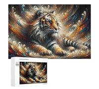 Jigsaw Puzzles 1000 PCS for Teenagerss Amazon Tiger Artwork Jigsaw Puzzle DIY Toys A Work of Art Deal As Gifts for The Whole Family 1000 PCS