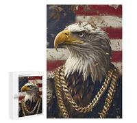 Jigsaw Puzzles 1000 PCS for Teenagerss American Bald Eagle Jigsaws for Adults Relax Games Precision Cutting Deal As Gifts for The Whole Family 1000 PCS