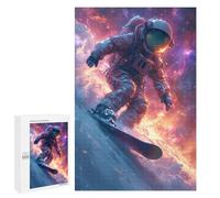 Jigsaw Puzzles 1000 PCS for Teenagerss Astronaut in Space Surfer Jigsaws for Adults Toy Wall Decor Difficult Hard Challenging To Complete 1000 PCS
