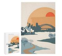 Jigsaw Puzzles 1000 PCS for Teenagerss Australia Sydney City Jigsaws for Adults Toy Wall Decor Difficult Hard Challenging To Complete 1000 PCS