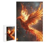 Jigsaw Puzzles 1000 PCS for Teenagerss Bird Phoenix Fantasy Fire Jigsaw for Adults Hands-on Game But Fun And Humorous for Birthday, Chrismas 1000 PCS
