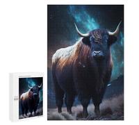 Jigsaw Puzzles 1000 PCS for Teenagerss Bison Space Jigsaw for Adults DIY Toys Analysis And Logic Deal As Gifts for The Whole Family 1000 PCS