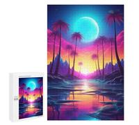 Jigsaw Puzzles 1000 PCS for Teenagerss Chroma Synthwave Symphony Jigsaw for Adults Hands-on Game But Fun And Humorous for Birthday, Chrismas 1000 PCS