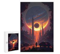 Jigsaw Puzzles 1000 PCS for Teenagerss City Beneath A Sun Jigsaw for Adults Hands-on Game But Fun And Humorous for Birthday, Chrismas 1000 PCS