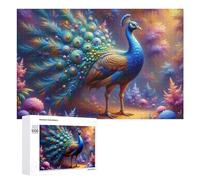 Jigsaw Puzzles 1000 PCS for Teenagerss Colorful Fantasy Peacock Scene Jigsaw Puzzle DIY Toys A Work of Art Deal As Gifts for The Whole Family 1000 PCS