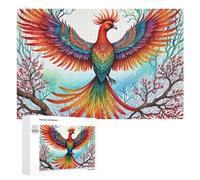 Jigsaw Puzzles 1000 PCS for Teenagerss Colorful Mythical Bird Artwork Jigsaw Puzzle DIY Toys A Work of Art Deal As Gifts for The Whole Family 1000 PCS