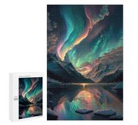 Jigsaw Puzzles 1000 PCS for Teenagerss Colourful Aurora Borealis Jigsaw for Adults DIY Toys Analysis And Logic Deal As Gifts for The Whole Family 1000 PCS