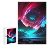 Jigsaw Puzzles 1000 PCS for Teenagerss Cosmic Aurora Landscape Puzzles for Adults Fun Games Difficult Hard Challenging To Complete 1000 PCS
