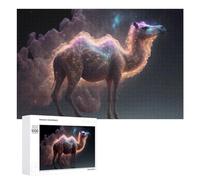 Jigsaw Puzzles 1000 PCS for Teenagerss Cosmic Camel in Space Jigsaws for Adults Hands-on Game But Fun And Humorous Deal As Gifts for The Whole Family 1000 PCS