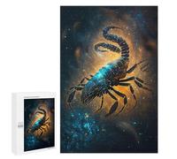 Jigsaw Puzzles 1000 PCS for Teenagerss Cosmic Scorpio Art Print Puzzles for Adults Fun Games Difficult Hard Challenging To Complete 1000 PCS