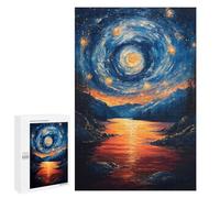 Jigsaw Puzzles 1000 PCS for Teenagerss Cosmic Sunset Jigsaw for Adults DIY Toys But Fun And Humorous Educational Challenge 1000 PCS