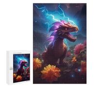 Jigsaw Puzzles 1000 PCS for Teenagerss Dragon Amidst Flowers Jigsaws for Adults Hands-on Game But Fun And Humorous Birthday Present, Gifts, 1000 PCS