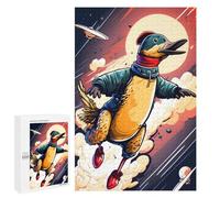 Jigsaw Puzzles 1000 PCS for Teenagerss Duck in Space Adventure -1 Jigsaw for Adults Hands-on Game Wall Art Challenging To Complete 1000 PCS