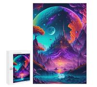 Jigsaw Puzzles 1000 PCS for Teenagerss Fantasy Castle in A Dreamlike Landscape -1 Jigsaw for Adults Hands-on Game Wall Art Challenging To Complete 1000 PCS