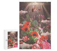 Jigsaw Puzzles 1000 PCS for Teenagerss Floral Fantasy Celestial Garden Jigsaw for Adults Hands-on Game Wall Art Challenging To Complete 1000 PCS