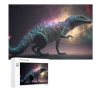 Jigsaw Puzzles 1000 PCS for Teenagerss Galactic Dinosaur Cosmic Artwork Jigsaw Puzzle DIY Toys A Work of Art Deal As Gifts for The Whole Family 1000 PCS