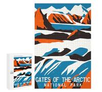 Jigsaw Puzzles 1000 PCS for Teenagerss Gates of The Arctic Art Puzzles for Adults Fun Games Difficult Hard Challenging To Complete 1000 PCS